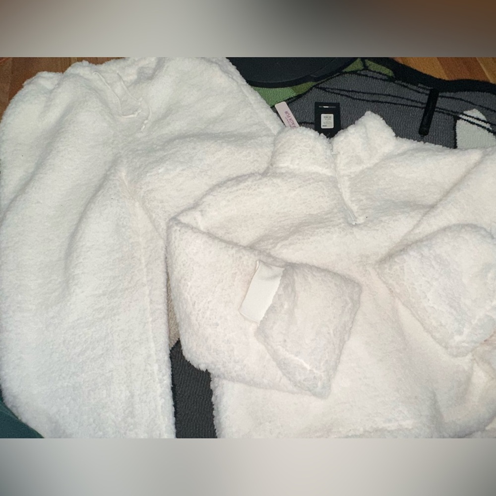 CUDDLE TIME COZY PANT SET (FAUX FUR)